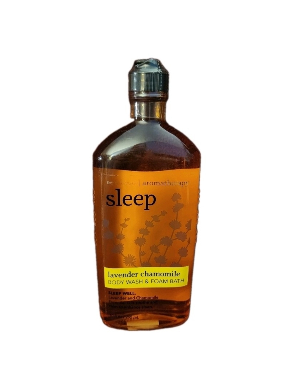 Bath & Body Works Sleep Lavender Chamomile Body Wash - Amber Brown Bottle